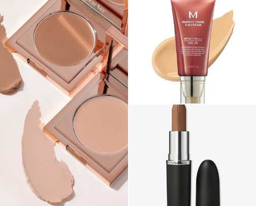 Favorite Beauty Products and Make-up for Brown Skin cover photo collage