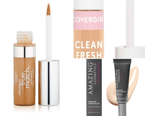 Top 10 Concealers cover photo collage
