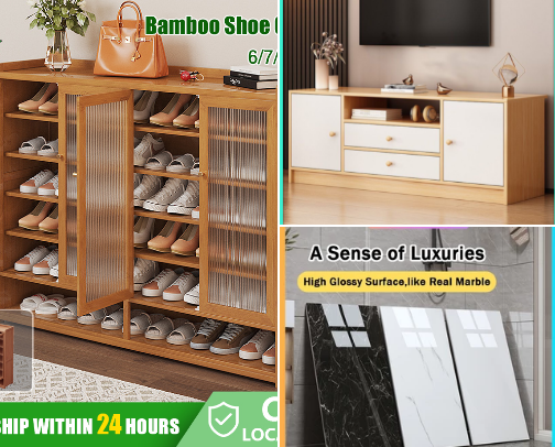 home and living furnitures cover photo collage