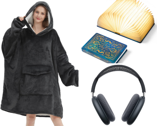 Cozy Reading Vibes cover photo collage