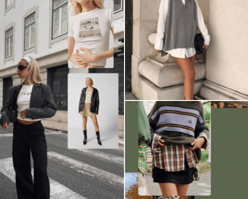 5 Fall Fits for That College Girl ✨ cover photo collage