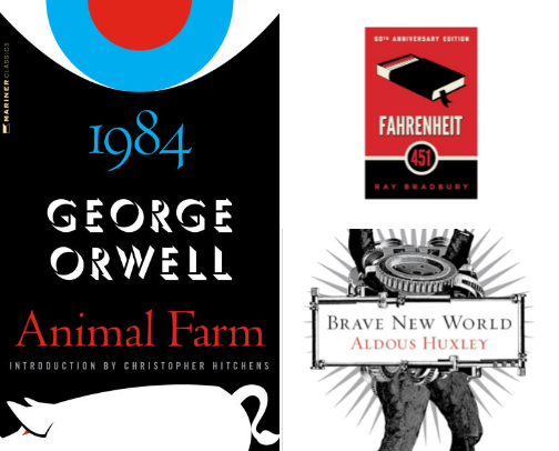 Dystopian Books That Make You Question EVERYTHING cover photo collage