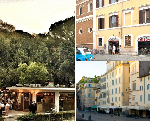 night out in rome cover photo collage