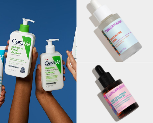 Skin Care🫧 cover photo collage
