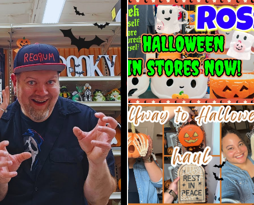 Halloween Shopping Haul Videos cover photo collage