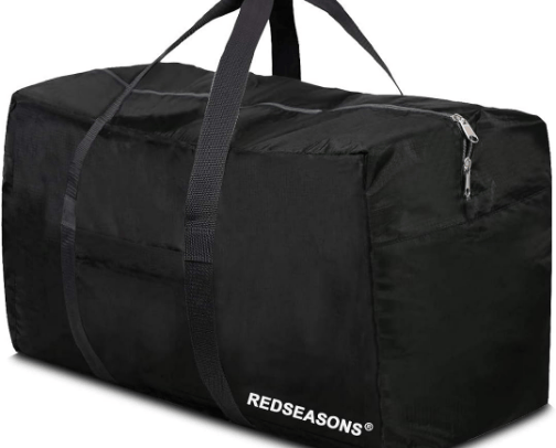 Traveling bags cover photo collage
