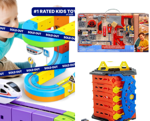 Holiday gift ideas for ages 2-8 cover photo collage