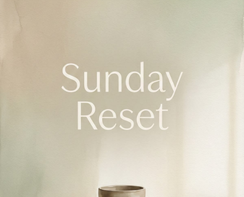 Sunday reset cover photo collage