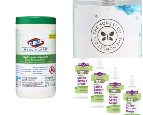 Sick season essentials 🦠 🤧 cover photo collage