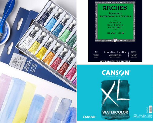 Watercolor Painting Starter Kit Essentials: Top Amazon Picks for Central Florida Artists cover photo collage