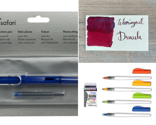 My Favorite Pens and Inks cover photo collage