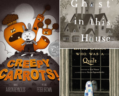 Halloween Picture Books cover photo collage