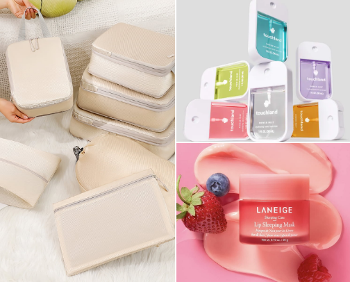 Viral Travel & Lifestyle Essentials: Aesthetic Finds You Actually Need ✈️☁️ cover photo collage