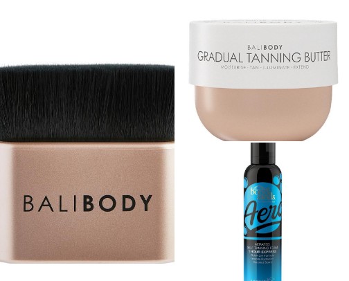 Everything you need for the perfect sunless tan ☀️ cover photo collage