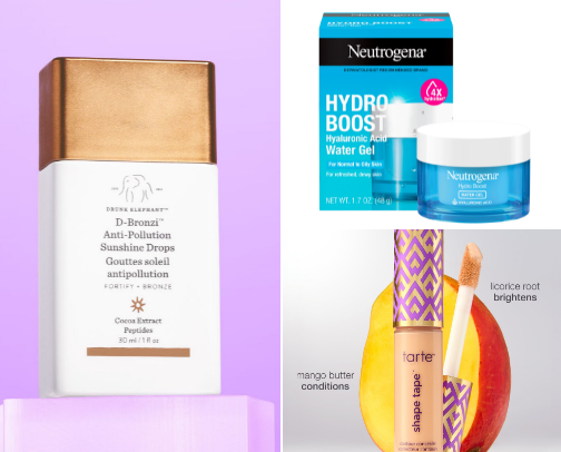 The ULTIMATE “clean girl” makeup essentials 🫧 cover photo collage