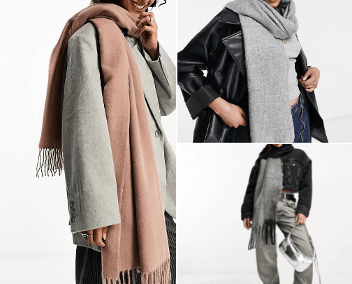 scarves and gloves cover photo collage