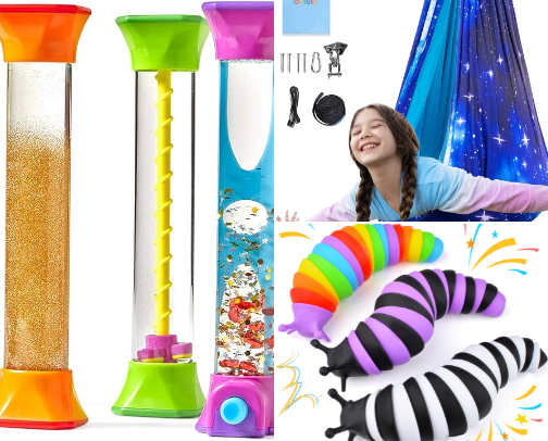 Sensory Toys for kids with autism 🧩🧸🪀 cover photo collage