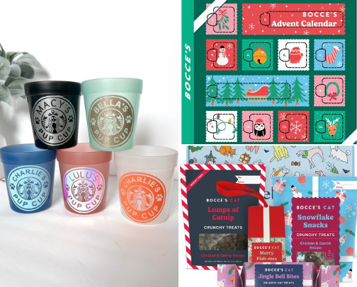 Paw-liday Treats & Toys - Safe, Sweet, and Spoiled cover photo collage