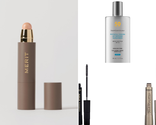 My go to beauty products cover photo collage