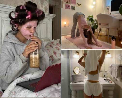 Self care 🫧🧴🧼📚 cover photo collage