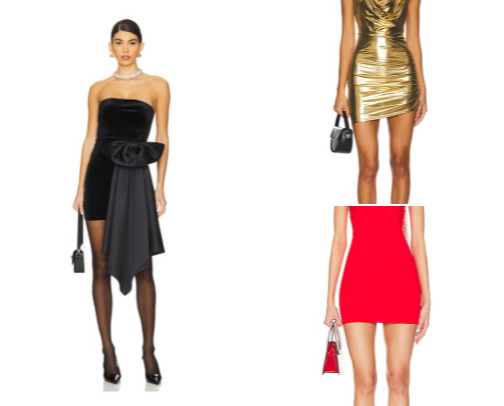 Affordable Revolve Holiday Dresses cover photo collage