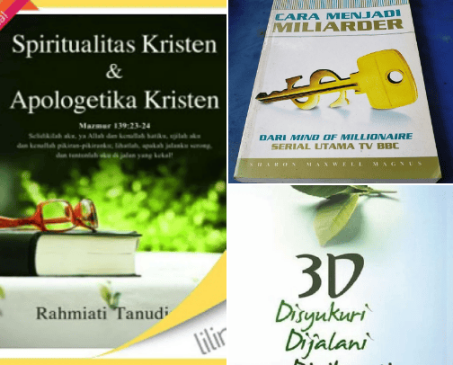 Recommended books cover photo collage