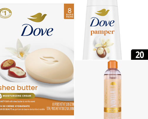 The ultimate Vanilla Body Care routine🍨 cover photo collage