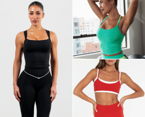 Activewear I will be purchasing as someone who wears gym clothes 90% of the time cover photo collage