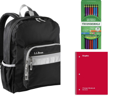 Back to school stuff cover photo collage