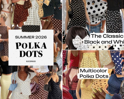 The Best Polka Dot Outfits for Summer 2026 cover photo collage