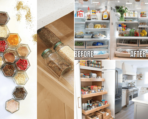 Home organization cover photo collage