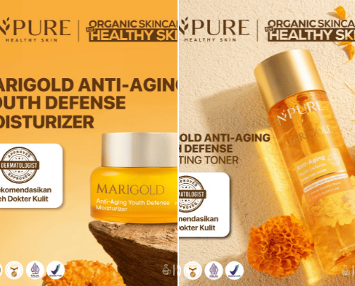 Daily Skincare Anti-Aging NPURE cover photo collage