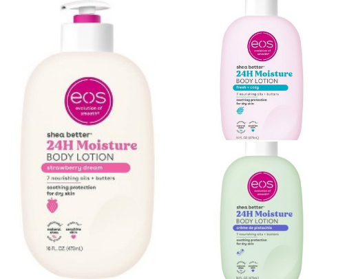 Body lotions cover photo collage