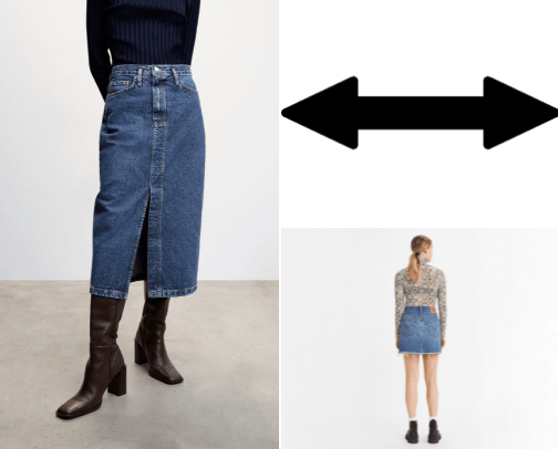 Skirts cover photo collage
