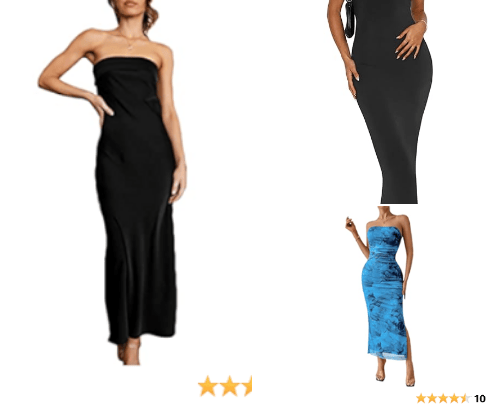 Wedding guest dresses cover photo collage