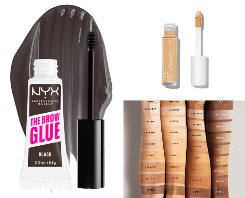 beauty + makeup cover photo collage