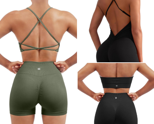 Affordable workout clothes from Amazon 👟🎧 cover photo collage