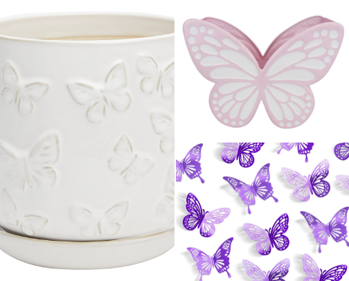 Butterfly decor cover photo collage
