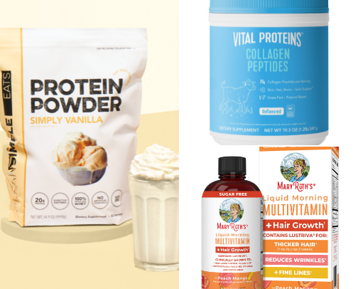 go + glow: supplement staples cover photo collage