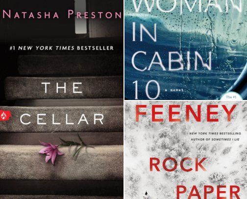 Suspense Books I Couldn’t Put Down cover photo collage