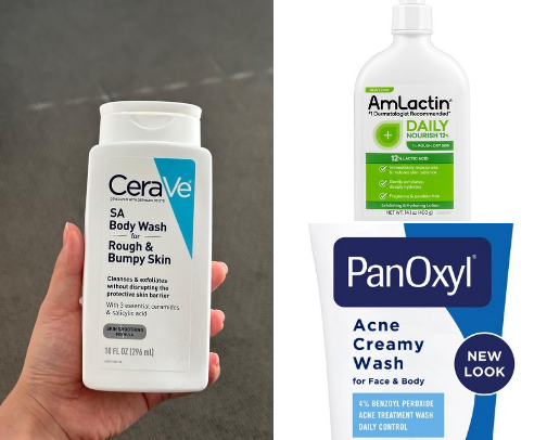 Product for treatment of Butt Acne cover photo collage