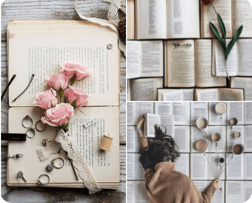 Book recommendation cover photo collage