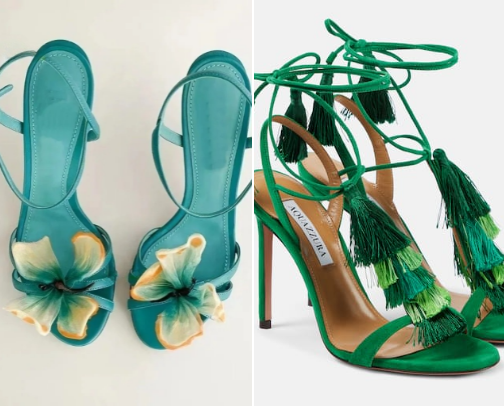 Green/Blue Aesthetic Heels I'm Obsessed With cover photo collage