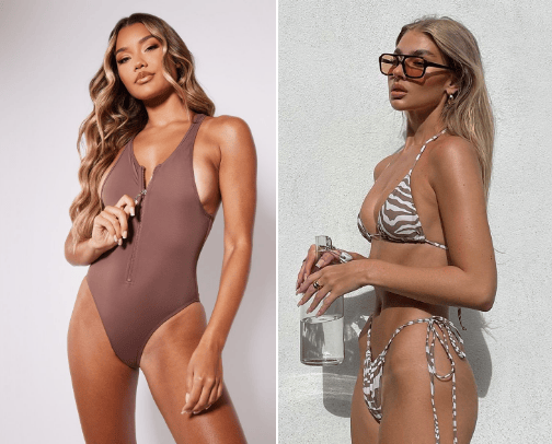 Swimwear cover photo collage