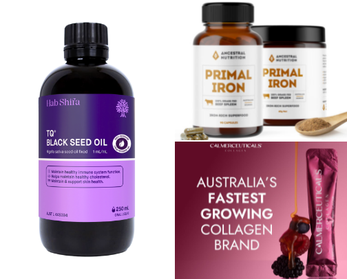 nervous system healing staples: my go-to natural support for anxiety, fatigue & gut health 🌿 cover photo collage