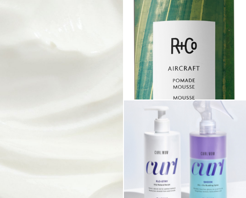 Curly Hair Care cover photo collage