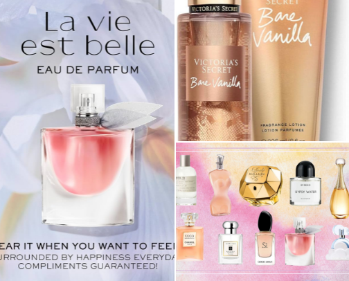 Daily scents cover photo collage