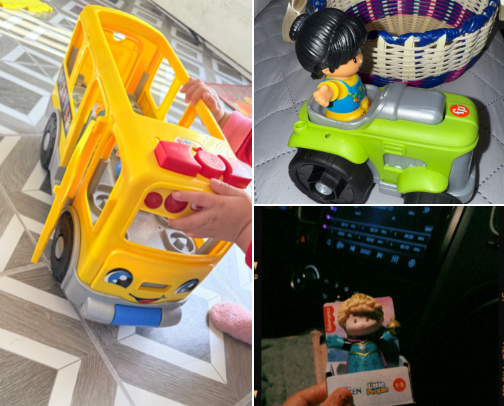 Little People Toys cover photo collage