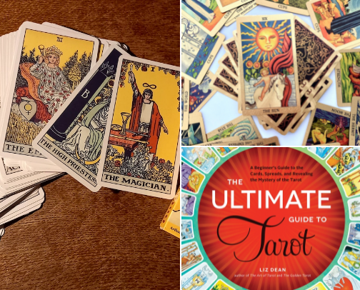 Tarot meanings and guides beginner style cover photo collage