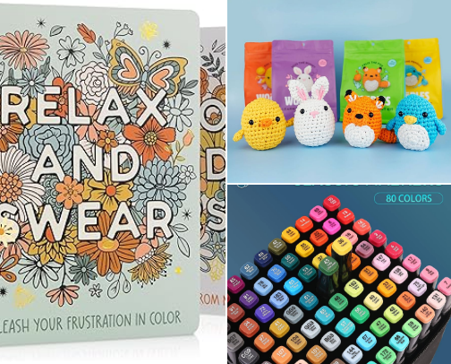 cozy hobbies cover photo collage